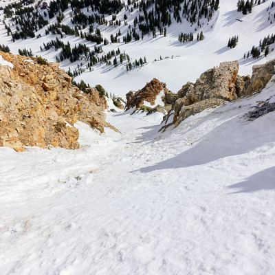 Skiing the Wasatch in May