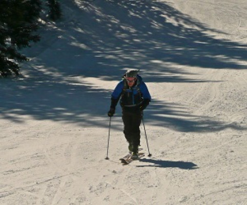 Uphill Skiing