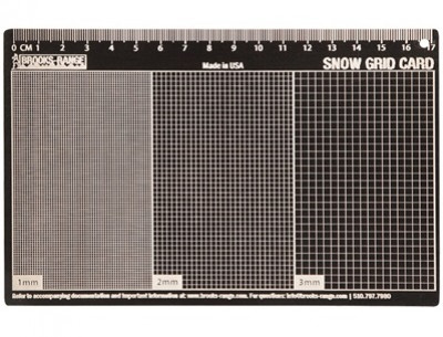 Brooks-Range Snow Grid Card