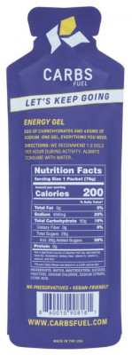Carbs Fuel Original Energy Gel