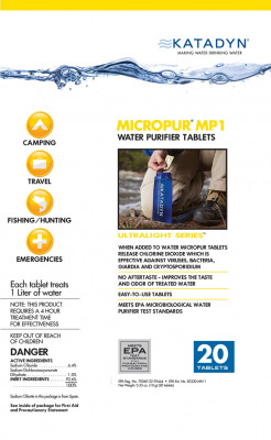 Katadyn Micropur Water Purification Tablets