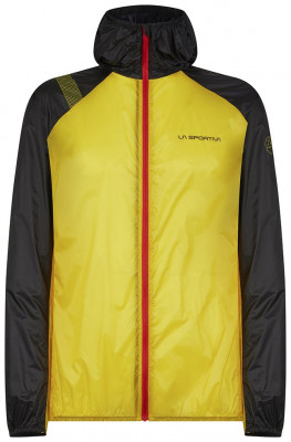 La Sportiva Men's Blizzard Windbreaker Jacket - Yellow/Black - Small