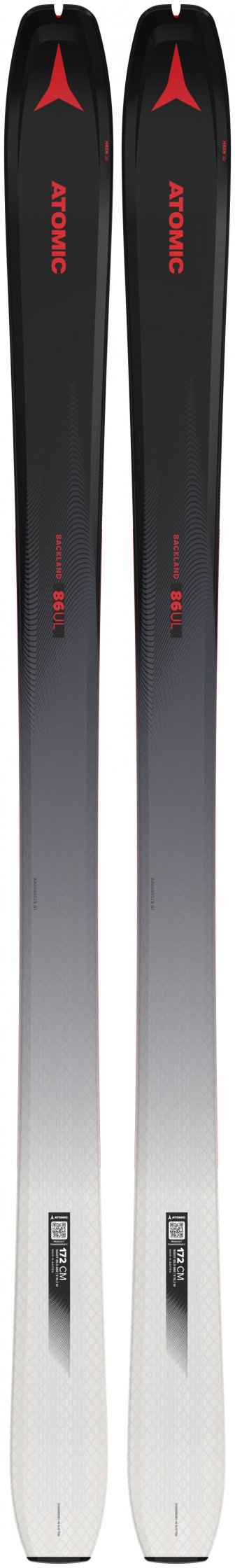 Atomic Backland 86 UL Touring Ski 157 Black White