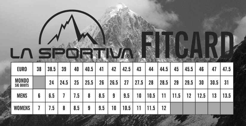 La sportiva boot sizing top
