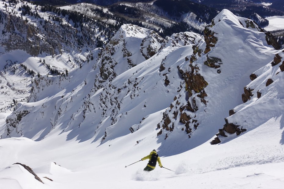 Tri Chutes, Ski Touring route in Utah