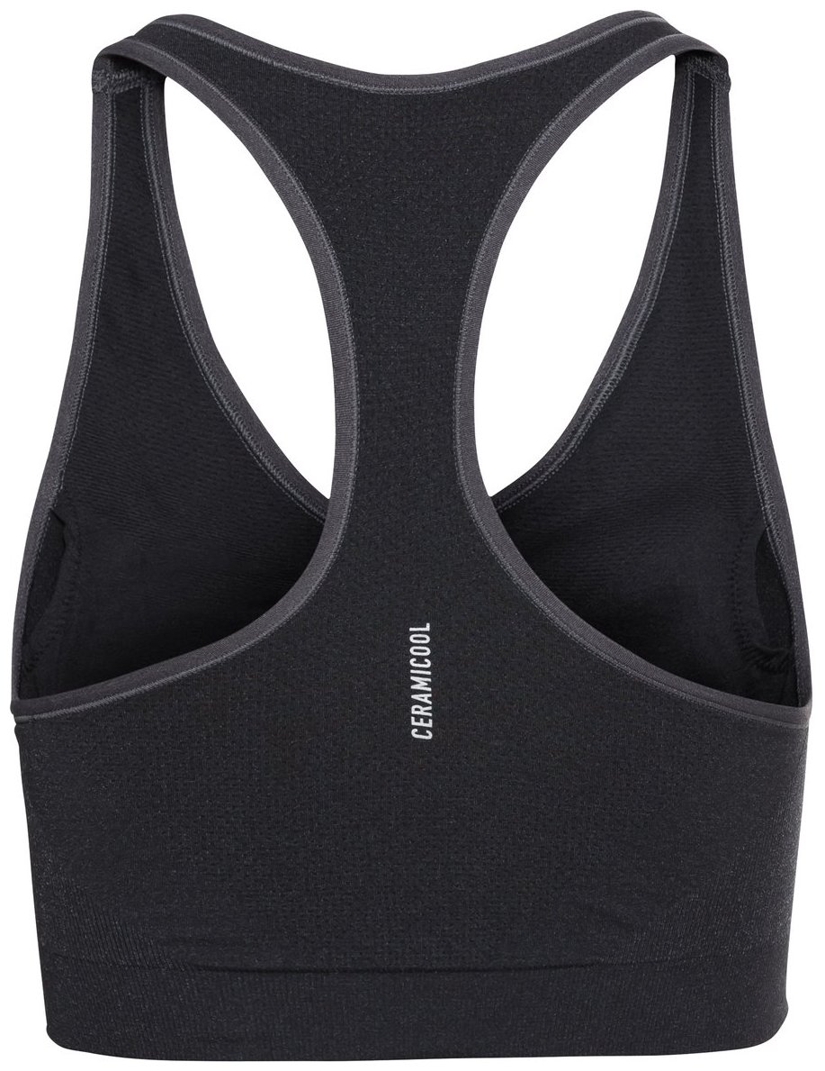 Odlo Seamless Sports Bra NWT XS Medium Support Gray Racerback