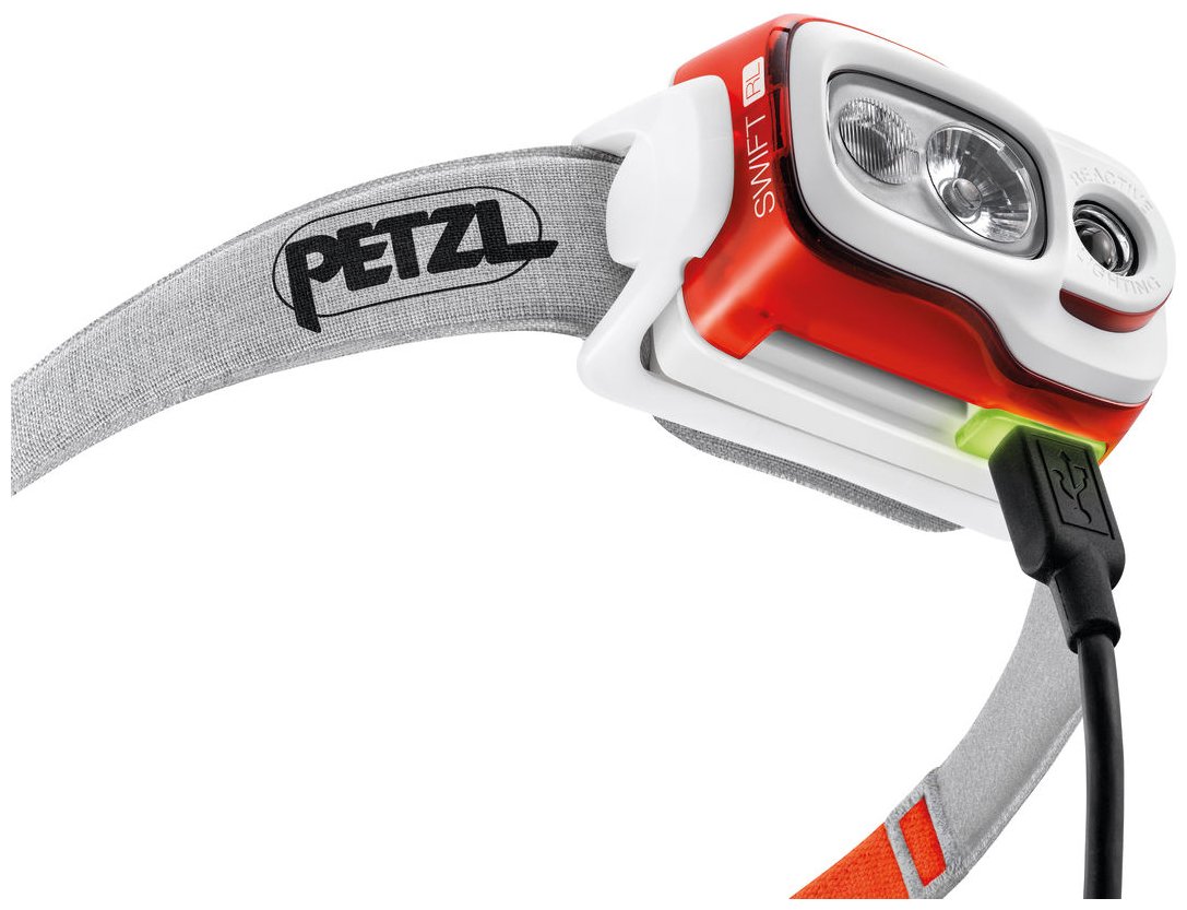 Lampe frontale Petzl Swift simple, efficace, aboutie.